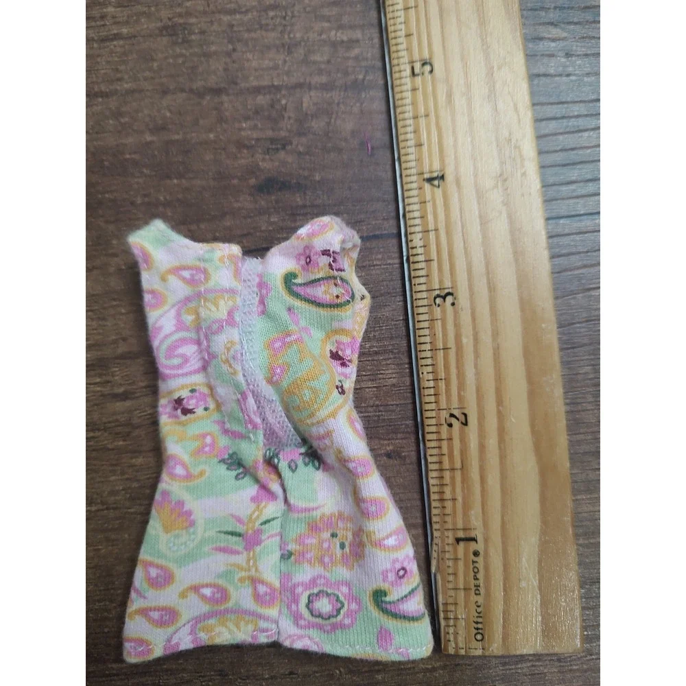 Barbie Driss Pink Green Orange Paisley Print Sleeveless Z30